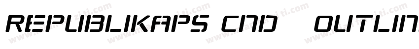 Republikaps Cnd   Outline字体转换